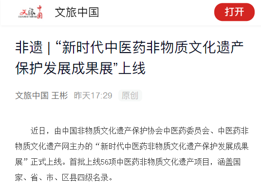 新时代中医药非物质文化遗产保护发展成果展喜见成效 ：备受各界关注 凝聚奋进力量(图15)